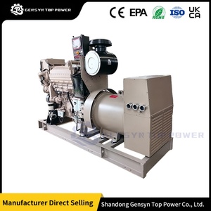 เครื่องกำเนิดไฟฟ้าดีเซลทางทะเลขนาดกะทัดรัด Gensyn Top Power CTP Yacht Preferred พร้อมระบบควบคุม Smartgen โครงสร้างฉนวนสองชั้น ลดเสียงรบกวน - Product Image 1