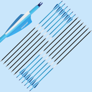 Arco e freccia per la caccia 31 pollici misto in fibra di carbonio ID 6.2mm 500 della colonna vertebrale con altri prodotti di tiro - Product Image 1