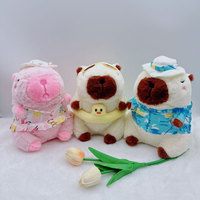 Peluche Capybara Kawaii Mignonne, Jouet pour Machine à Pinces, Super Douce, Remplissage en Coton PP, Écologique, Anti-Stress, Lavable
