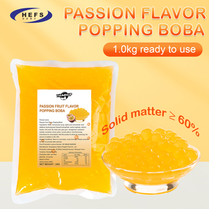 Trong Kho 1Kg Niềm Đam Mê Trái Cây Popping Boba Trà Bong Bóng Thành Phần Nguồn Cung Cấp Cho Trà Sữa Cửa Hàng Đồ Uống Nhà Cung Cấp - Product Image 2