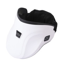 Masseur de cou Bluetooth avec compresse chaude et massage par pression d'air, pour traction cervicale, soulage la fatigue, utilisation à domicile ou au bureau