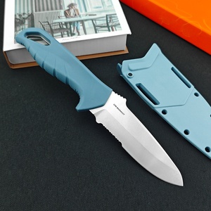 Couteau droit multifonctionnel de petite taille pour l'extérieur, Undercurrent 18040S, couteau de camping et de chasse portable à lame semi-dentée - Product Image 5