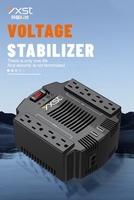 Régulateur de tension à temporisation réglable pour stabilisateur de tension 1200VA/600W avec entrée 110-138VAC et protection contre les surtensions 175J
