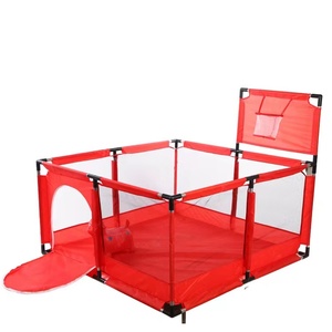 Valla de seguridad para piscina de bolas de <span class=keywords><strong>bebé</strong></span>, parque infantil de malla ventilada, plegable, cuadrado, para interior, <span class=keywords><strong>2023</strong></span> - Product Image 2