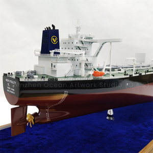 Modelo de Barco de Alta Calidad Hecho a Mano por la Fábrica O.A.S, Regalo Empresarial Personalizado, Modelo de Buque Tanque <span class=keywords><strong>VLCC</strong></span> de 145 cm - Product Image 3