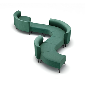 Muebles de oficina en casa de diseño de moda de alta calidad <span class=keywords><strong>1</strong></span>, 2, <span class=keywords><strong>3</strong></span> asientos muebles modernos conjunto de sofá Seccional de oficina - Product Image 1