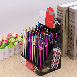 Factory Custom Black Wood HB With Cute Small Bell Pendant Kawaii Gift <b>Pencil</b> - Product Image 4