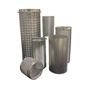 Manchons perforés en acier inoxydable à trous ronds et carrés / Éléments filtrants / Tuyaux filtrants - Product Image 2