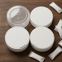 Vente en gros de boîtes à snus en PP avec couvercle rabattable de 60 ml, conteneur à tabac, sachets de nicotine, arrêt du tabac