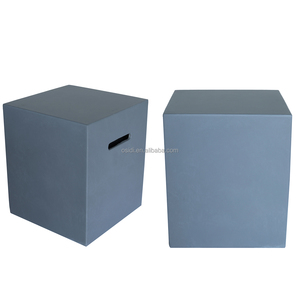 Grey Eco-Friendly gfrc vuông gấp lưu trữ Ottoman bước Phân Trung Quốc cho trong nhà ngoài trời Sử dụng cho phòng ngủ căn hộ hội thảo - Product Image 3