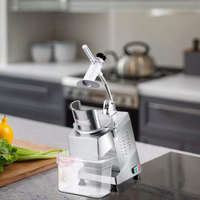 Pemotong sayuran Salad Master, pemotong sayur buah QC205A baru, untuk penggunaan rumah Motor sebagai komponen inti, 110v/220v/230v/240v