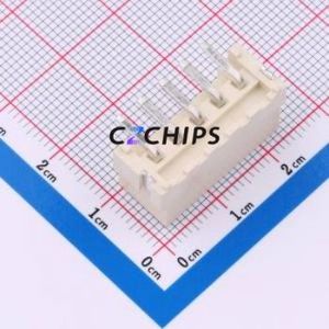 3.96-5P LT Wire-to-Board Pin Header SMD,P=3.96mm Connector 1x5P 3.96mm Vertical Mount 5P - Product Image 2