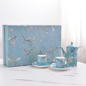 Juego de Té de Porcelana Fina de 18 Piezas para Café y Té de la Tarde, Ideal para el Hogar y Hoteles, para Regalo - Product Image 5