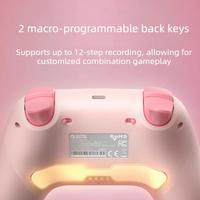 Manette sans fil GameSir Nova 2 Lite rose, manette de jeu BT avec effet Hall pour PC, Nintendo Switch, iPhone, Android