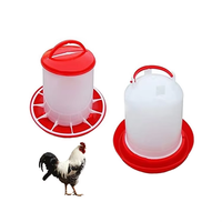 Eau potable pour volaille Abreuvoir pour poulet Mangeoire et abreuvoir pour volaille Seau avec couvercle pour poulet Canard Oie