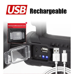 <b>Rechargeable</b> LED <b>Flashlight</b> 20W With Tripod And Power Bank Function - Product Image 2