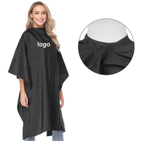 Capa de peluquería impermeable y resistente al descolorante, tipo delantal, bata o kimono, con logotipo personalizado, para adultos, venta al por mayor para peluquerías y barberías