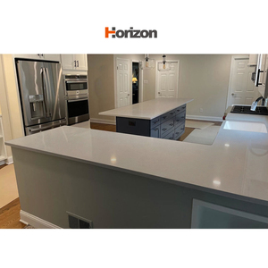 Chân Trời <span class=keywords><strong>Quartz</strong></span> slab calacatta nhà bếp Countertop màu xám 0 silica đá thạch anh - Product Image 3