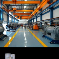 Peinture époxy pour sols, résistante à l'usure, antidérapante, imperméable, facile à nettoyer, pour garage, usine, atelier, entrepôt, béton