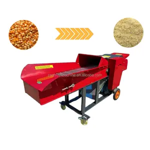 high quality agriculture hay forage grass silage machine chaff cutter with diesel engine