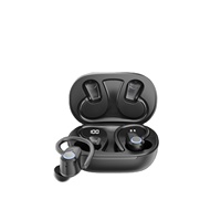 Nirkabel untuk Earbud TWS 5.3 Layar Digital Desain Pengait Telinga untuk Olahraga Tanpa Peredam Kebisingan Tahan Air IPX6 Waktu Putar 20 Jam