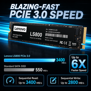 Lenovo M.2 NVMe PCIe 3.0 Internal SSD 128G 256G 512G 1TB 2TB โซลิดสเตทไดรฟ์สำหรับแล็ปท็อปโน้ตบุ๊คพีซี บูตเร็ว ทำงานออฟฟิศได้ - Product Image 3