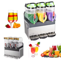 Vente flash : Distributeur de boissons rotatif à trois réservoirs pour la restauration, machine à jus commerciale