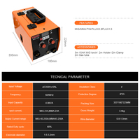 Nouvel onduleur portable Corotc MIG-200 220V monophasé MIG/MMA/TIG 6,6 kW, diamètre de fil 0,8-1,0 mm, cycle de travail 30 %, acier inoxydable