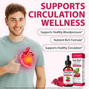 OneBtanicl 60ml Sem Álcool Orgânico Beterraba Raiz Líquido Gotas Aumentar Suporte Energético Saúde Do Coração Extrato De Beterraba Líquido Suplemento - Product Image 4