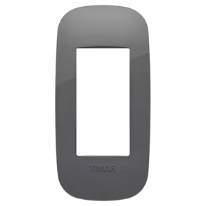 Vimar Grey Wall <b>Switch</b> Plate 8.2 Cm Length 4 Cm Width 0.85 Cm Height - Product Image 1