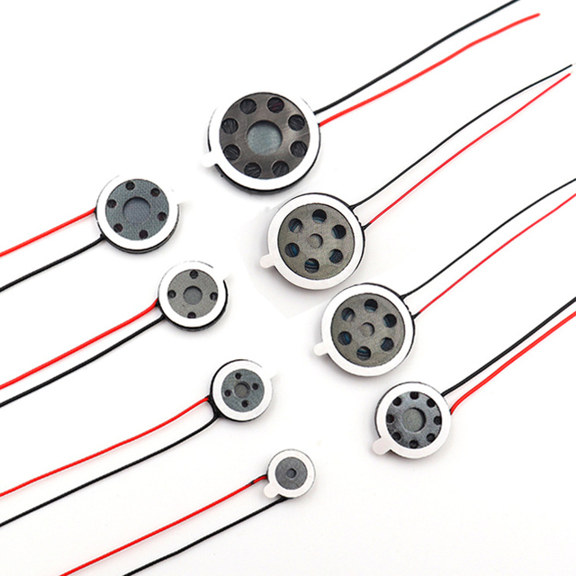 8ohm 0.5W  Miniature  1537MM Plastic Inner Magnetic  Mobile Phone Speaker Parts Micro Soundwith Wire for Toys, Security & Voice