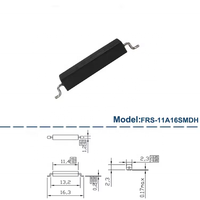 Sensor Magnético de Láminas (Reed Switch) de Plástico Moldeado SMD Serie 9/11/14/16mm Normalmente Abierto de Montaje en Superficie