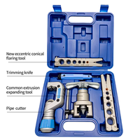 TWH Kit de réparation de ligne de réfrigérant portable HVAC avec extenseur manuel de tube en cuivre et matrices interchangeables