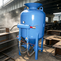 Équipement professionnel de sablage abrasif pour la préparation des surfaces dans les ateliers de fabrication métallique