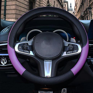 Funda Protectora para Volante de Coche de Cuero PVC PU Universal en 6 Colores - Product Image 4