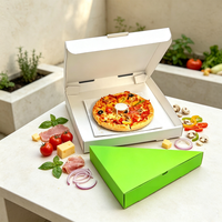 Boîtes à pizza de qualité alimentaire, personnalisées avec logo en relief, laminées mat, résistantes à la graisse, fournisseur direct d'usine SP3464