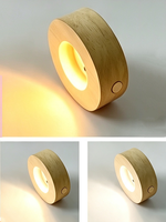 Lampe de chevet à commande tactile, support de lampe de table, lumières chaudes, lampes LED sans fil, lampes de nuit LED rechargeables, décoration de chambre ronde