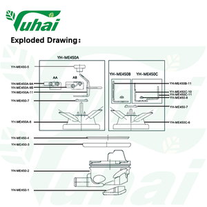 搾乳機用搾乳爪/搾乳クラスターYH-ME450シリーズ - Product Image 4