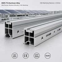 Dissipateur thermique en aluminium extrudé sur mesure, profil usiné CNC, radiateur de refroidissement pour équipements électroniques de puissance