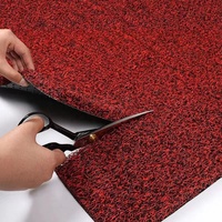 Alfombrilla de PVC de alta calidad, personalizada, antideslizante y lavable para hoteles, cojín de cocina con fideos de bucle, alfombrilla para suelo de bobina de espagueti