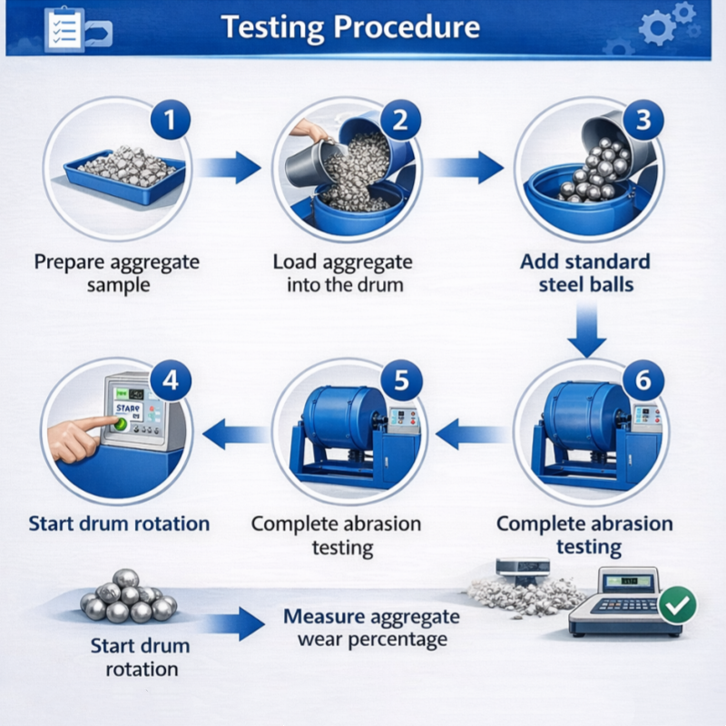 Automatic Los Angeles Abrasion Testing Machine for Aggregate Wear ...