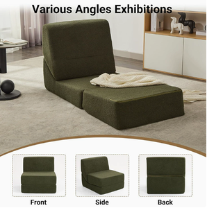 <span class=keywords><strong>Canapé</strong></span>-lit pliant multifonctionnel personnalisé, fauteuil inclinable, éponge haute densité, <span class=keywords><strong>canapé</strong></span>-lit moderne pliable, futon de sol - Product Image 6