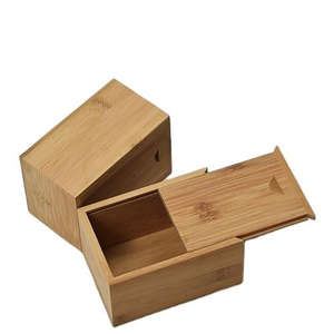 Joyero <span class=keywords><strong>de</strong></span> madera sin terminar personalizado Cajas <span class=keywords><strong>de</strong></span> regalo con tapa deslizante, cajas <span class=keywords><strong>de</strong></span> madera y bambú - Product Image 3