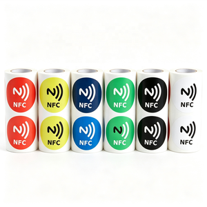 สติกเกอร์ NFC RFID ความถี่ 13.56MHz แบบกำหนดเองได้ ขนาด 35 มม. เขียนข้อมูลได้ รองรับการชำระเงินแบบไร้สัมผัส สำหรับเครื่องชำระเงินอัจฉริยะ ร้านค้าปลีกอัจฉริยะ ปรับแต่งได้ - Product Image 6