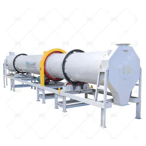 20TPH Copper Gold Iron Metal Silica Quartz Sand Rotary Drum Dryer With Big Capacity and High Drying Efficiency