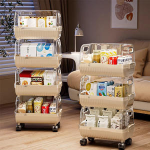 가정용 거실 화장실 선반 야채 홀더 조직 플라스틱 저장 향신료 세트 장난감 다기능 - Product Image 2