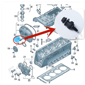 ฝาครอบไทม์มิ่งโบลท์และปลอกไกด์สำหรับ Tiguan Passat Magotan เครื่องยนต์ EA888 06J103831 OE - Product Image 4