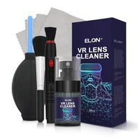 Kit de nettoyage de lentilles de lunettes VR portable avec logo personnalisé OEM, 30 ml, naturel, non toxique, sans alcool, pour lunettes, appareil photo numérique