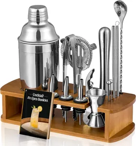 <span class=keywords><strong>Bar</strong></span> công cụ thép không gỉ 11-Piece barware Kit Cocktail Shaker <span class=keywords><strong>Set</strong></span> - Product Image 1