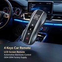 Control Remoto Inalámbrico para Automóvil JCXK con Pantalla LCD de 4 Teclas, OEM ODM Personalizado para Dispositivos Electrónicos Automotrices